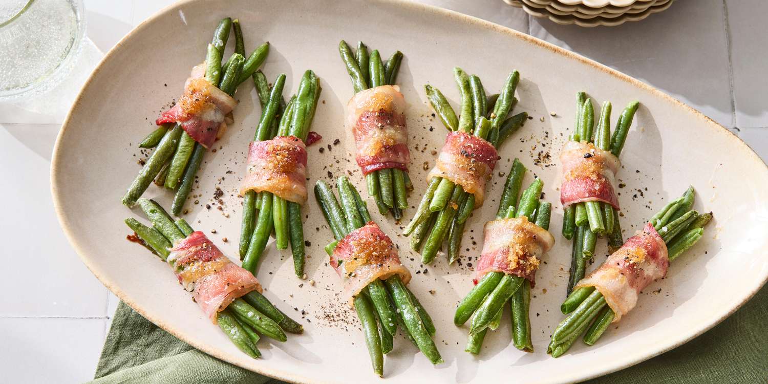 Skip the Casserole: Delicious Bacon Wrapped Green Bean Bundles